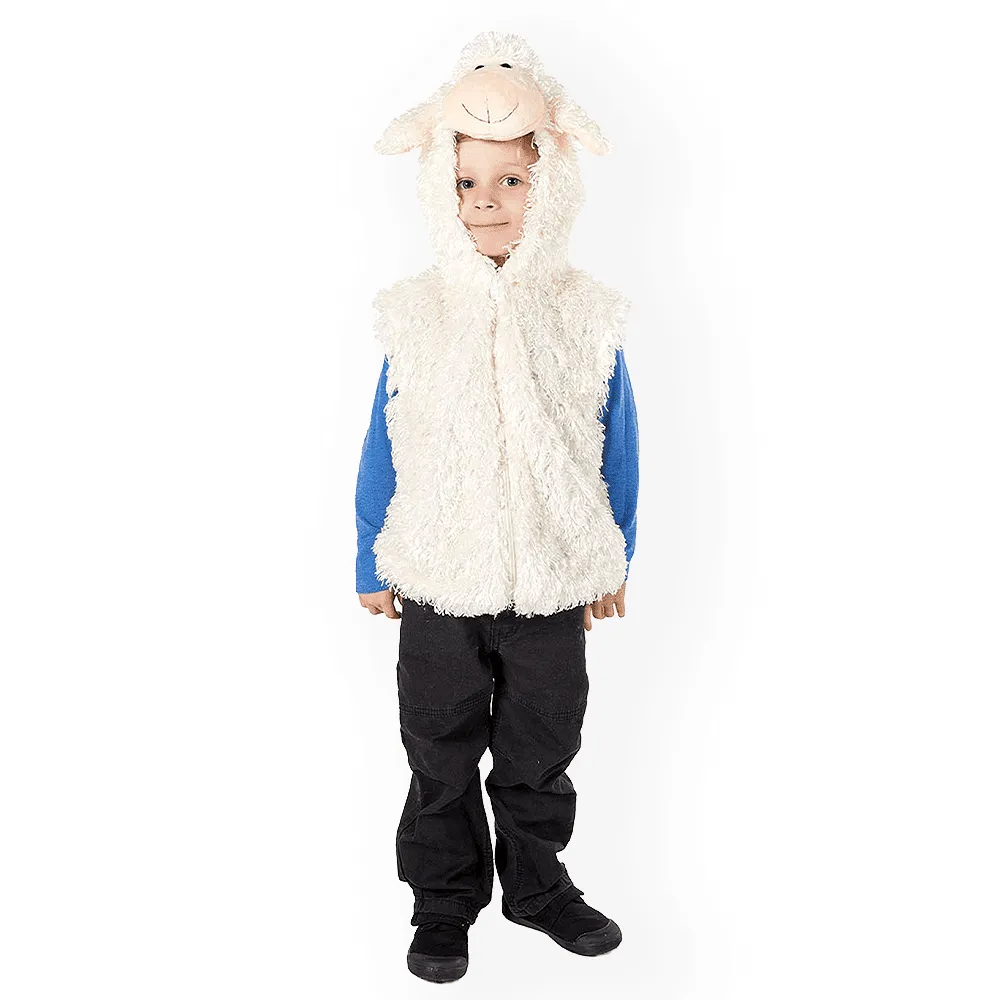 PRETEND TO BEE Sheep Costume Pecora con Cappuccio