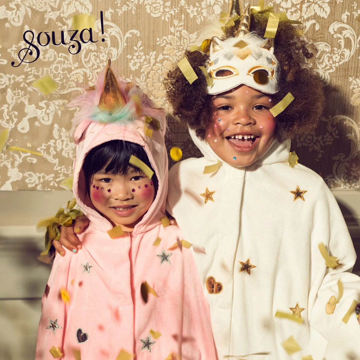 Souza! Unicorn mantello travestimento 4-8 anni
