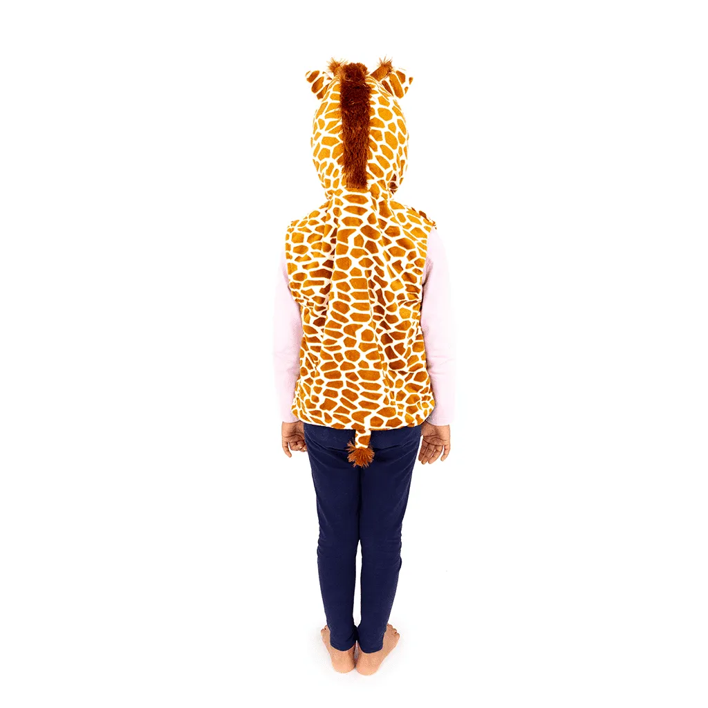Pretend to Bee Giraffe gilet giraffa peluche con cappuccio