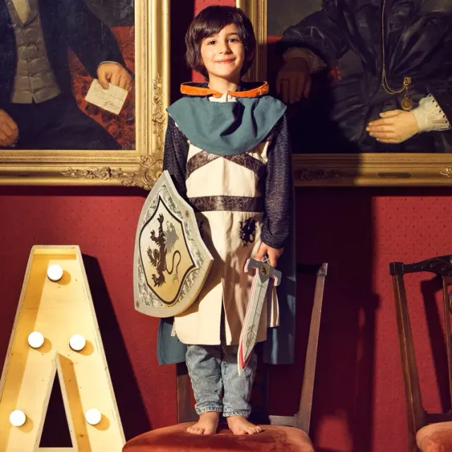 Souza! Geoffrey costume cavaliere bambino