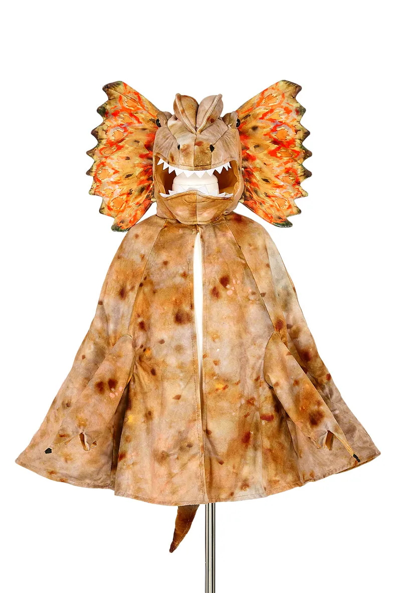 Souza Dilophosaurus mantello dinosauro marrone 4-6 anni