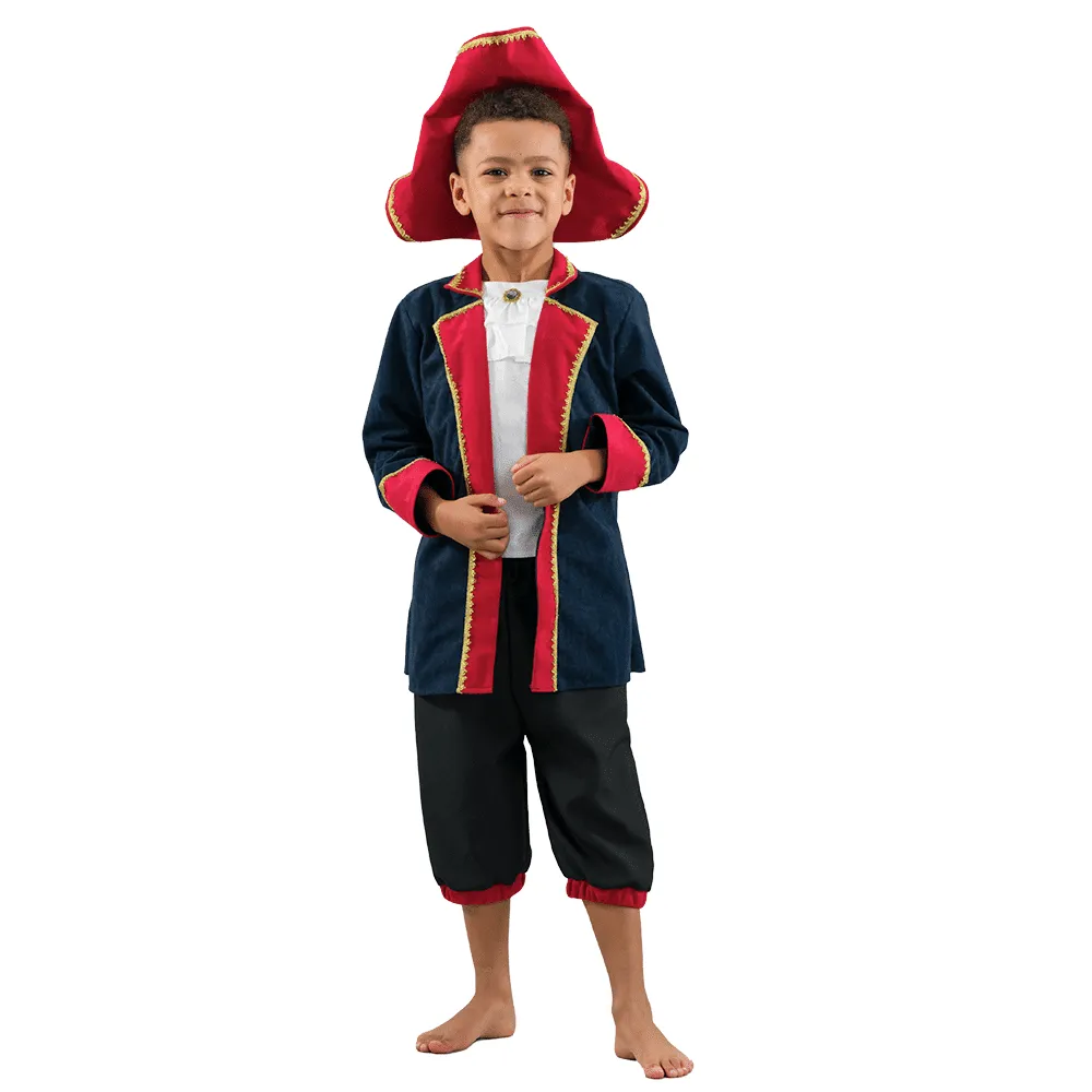PRETEND TO BEE Pirate Captain costume pirata bambino con cappello
