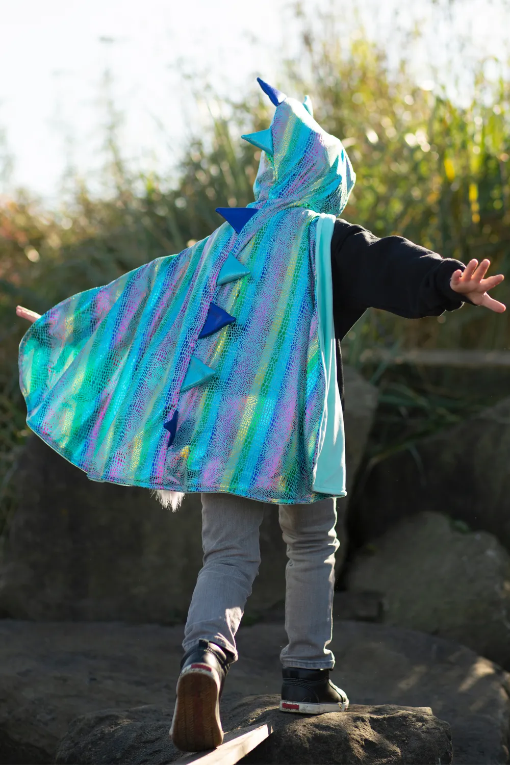 Great Pretenders Unicorn Dragon mantello reversibile bambina