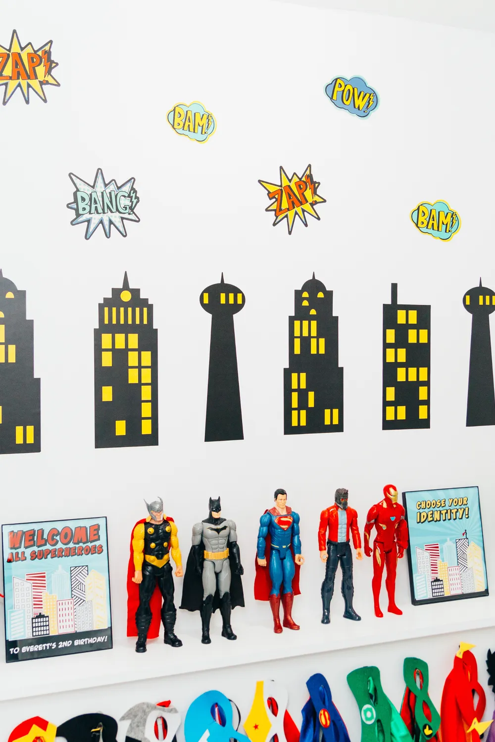 Great Pretenders Static Cling decorazioni festa palazzi