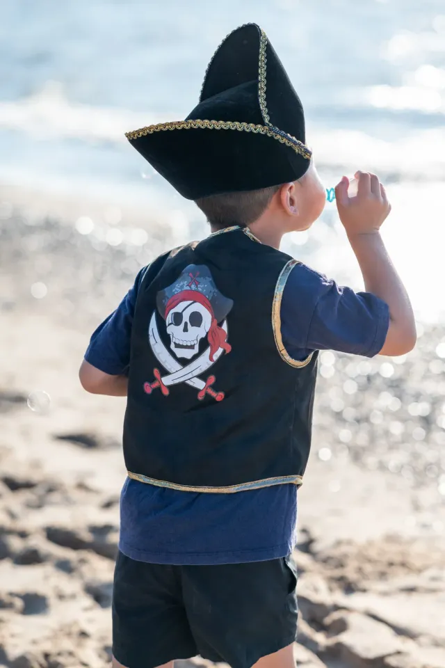Great Pretenders Pirate Vest costume pirata con benda
