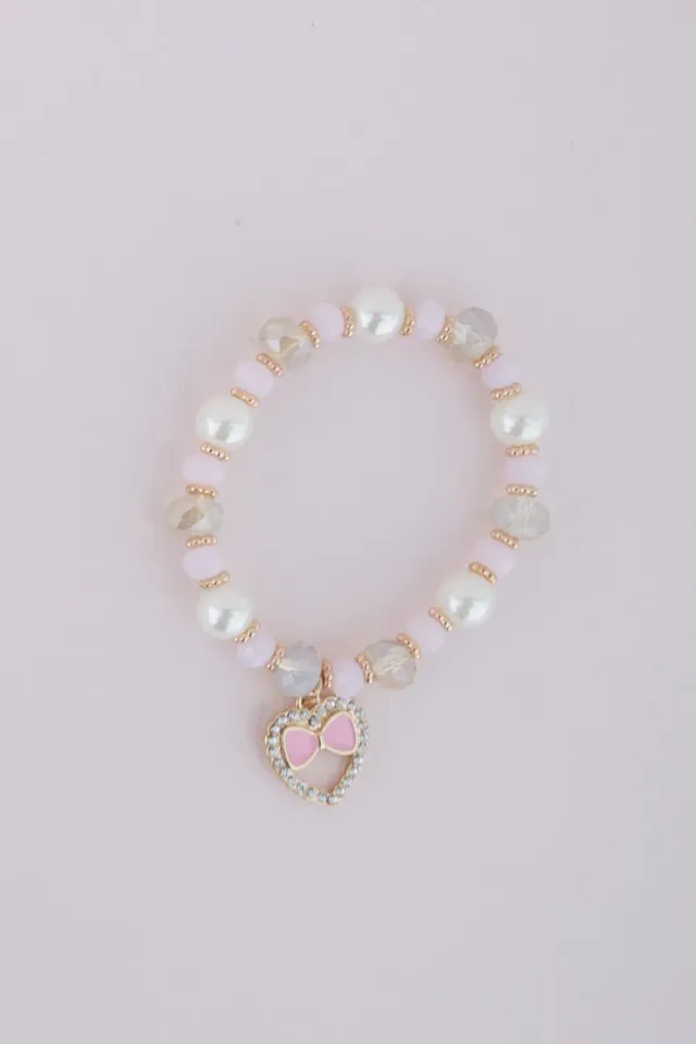 Great Pretenders Boutique Love bracciale cuore rosa oro