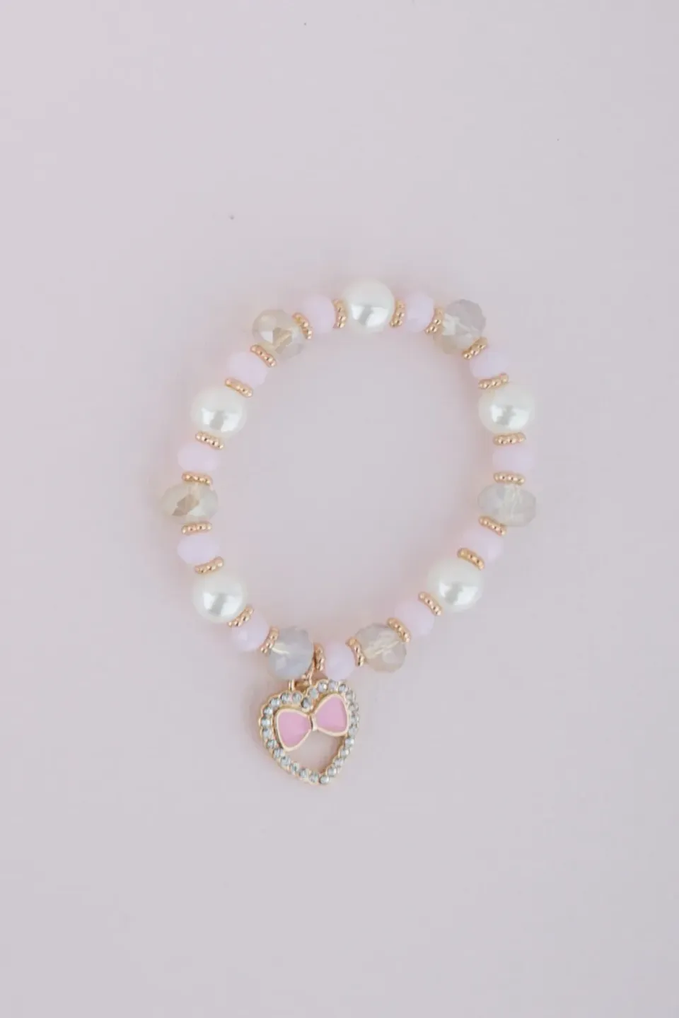 Great Pretenders Boutique Love bracciale cuore rosa oro