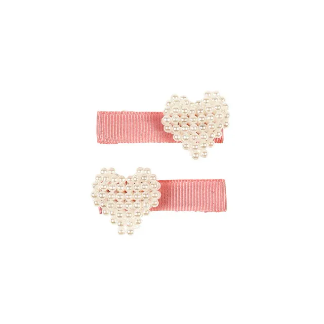 Souza! Dessa Pearl Heart mollette capelli cuore