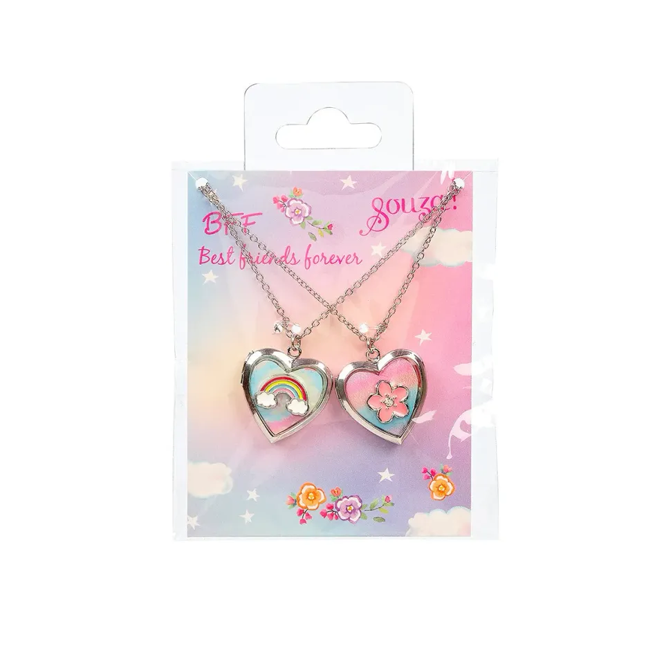 Souza BFF Heart collane bambina 2 pezzi argento