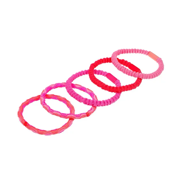 Souza! Isolde elastici capelli rosa 5 pezzi