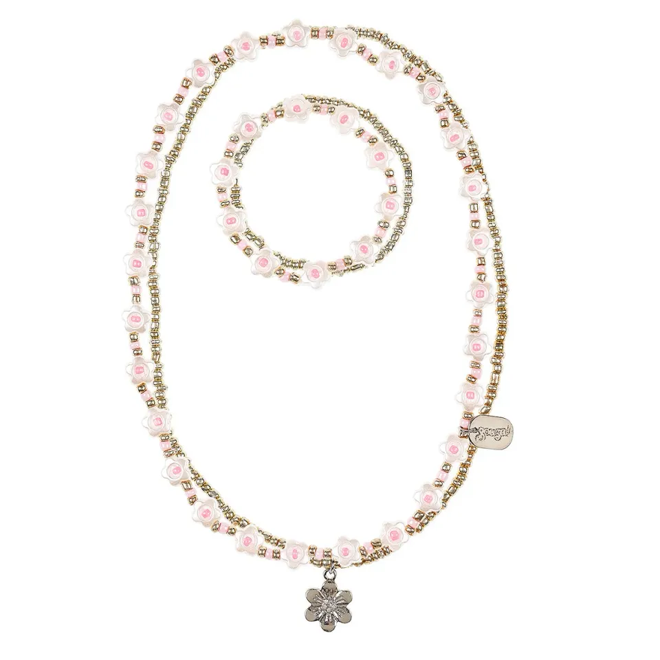 Souza! Suus set collana + bracciale bambina fiori 1 set