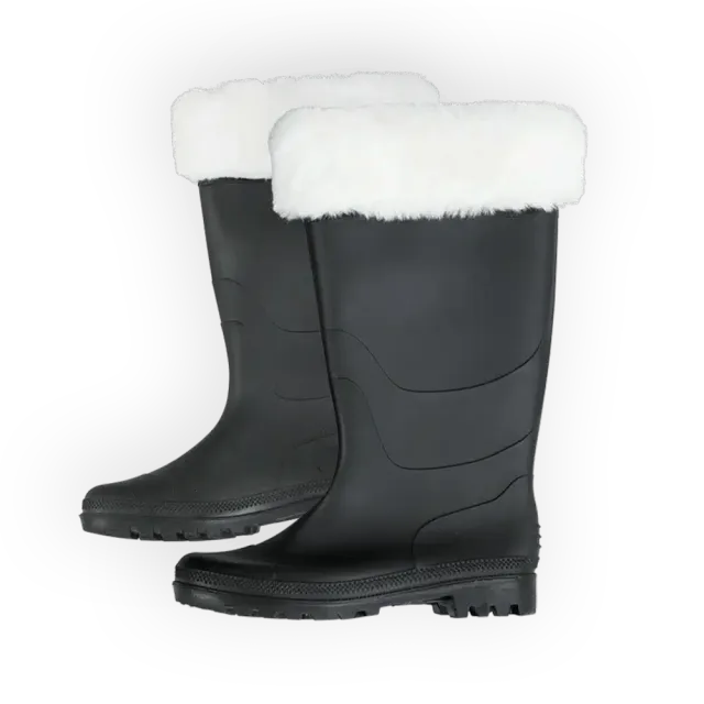 PRETEND TO BEE Santa Claus stivali neri pelliccia