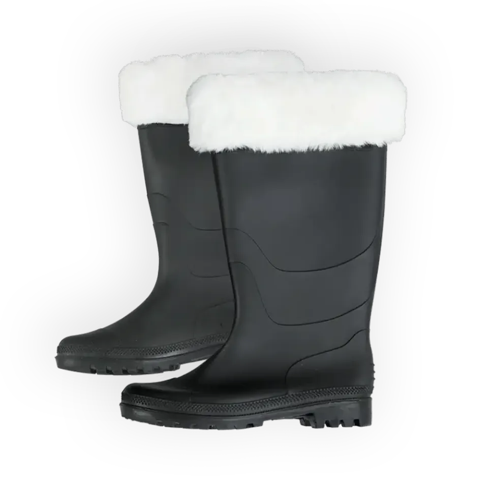 PRETEND TO BEE Santa Claus stivali neri pelliccia