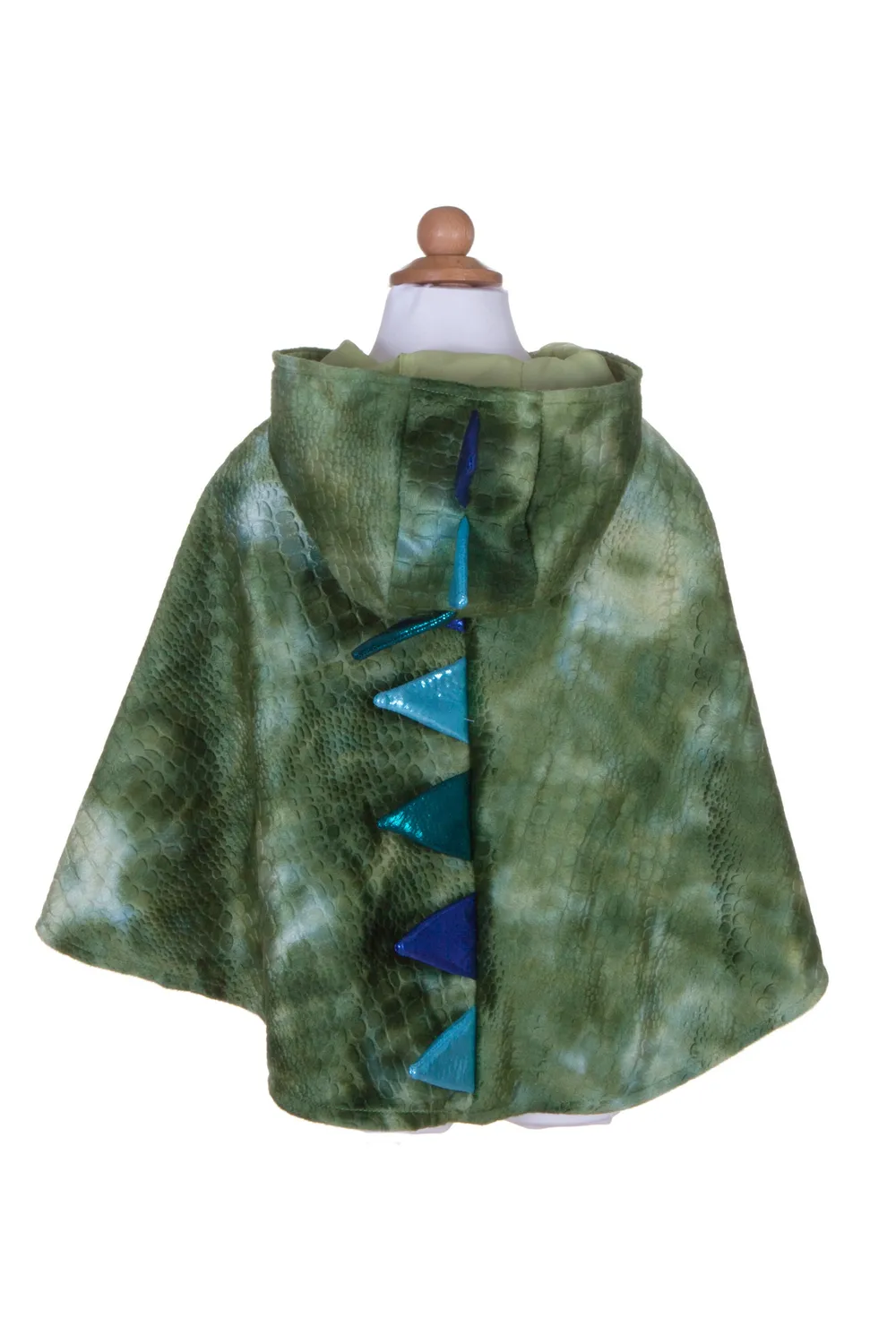 Great Pretenders Baby Dragon mantello drago verde con cappuccio