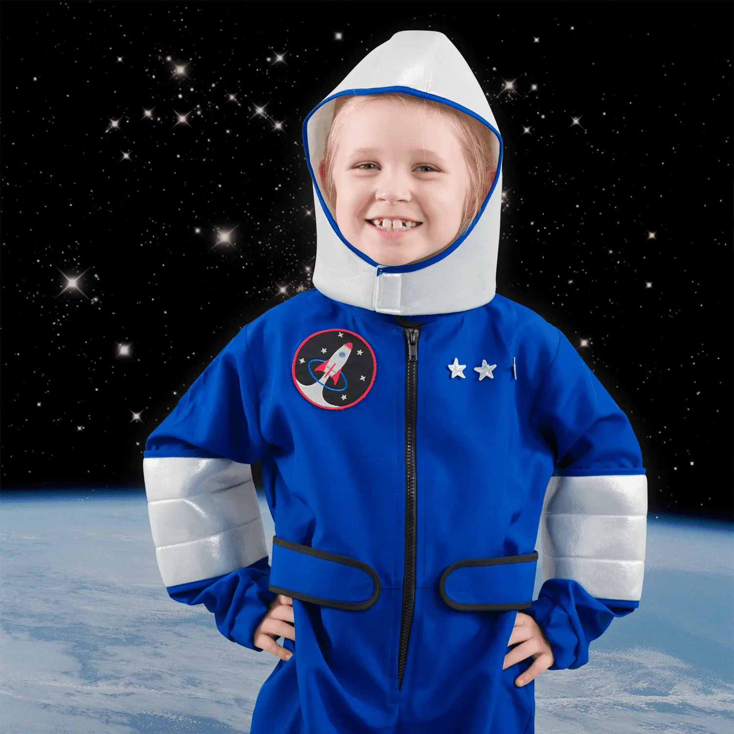 Pretend to Bee Astronauta Blu costume bambino con casco