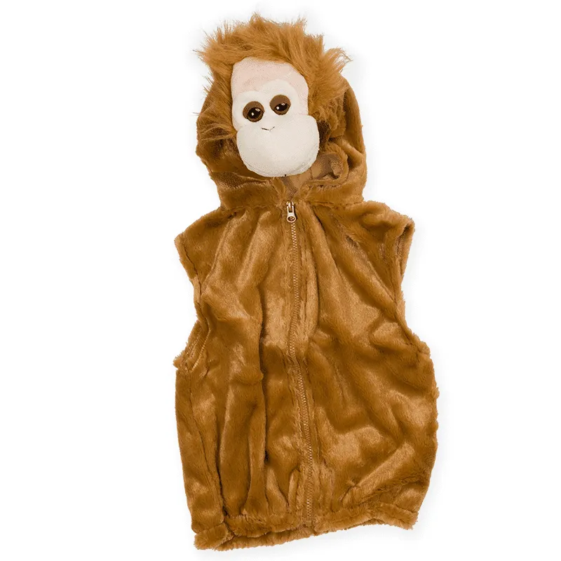 PRETEND TO BEE Orangutan Costume Top gilet orangutan bambini peluche