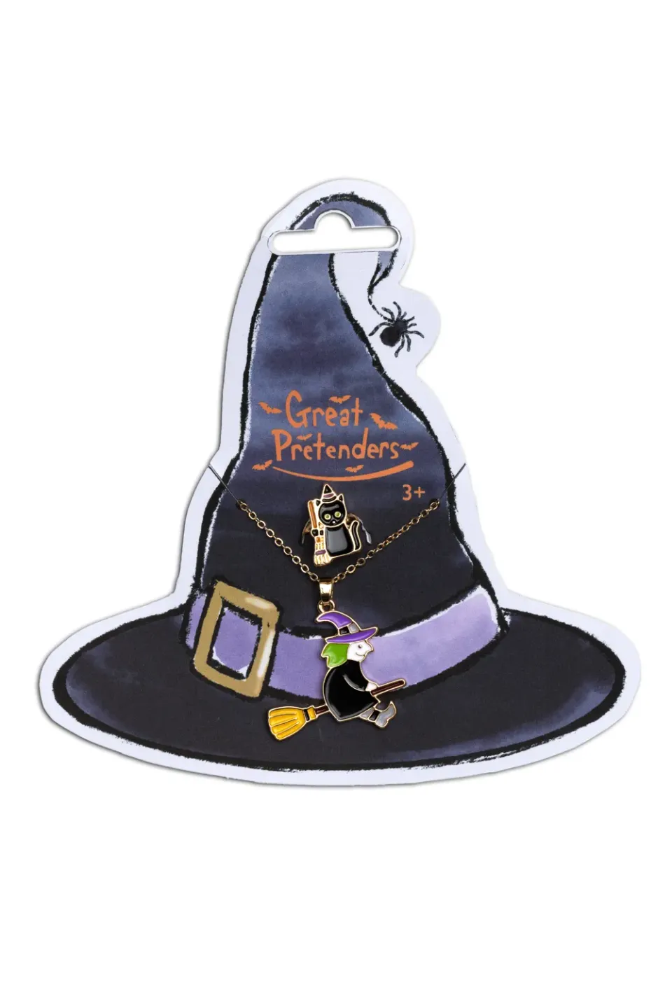 Great Pretenders Witch Necklace collana e anello gatto nero