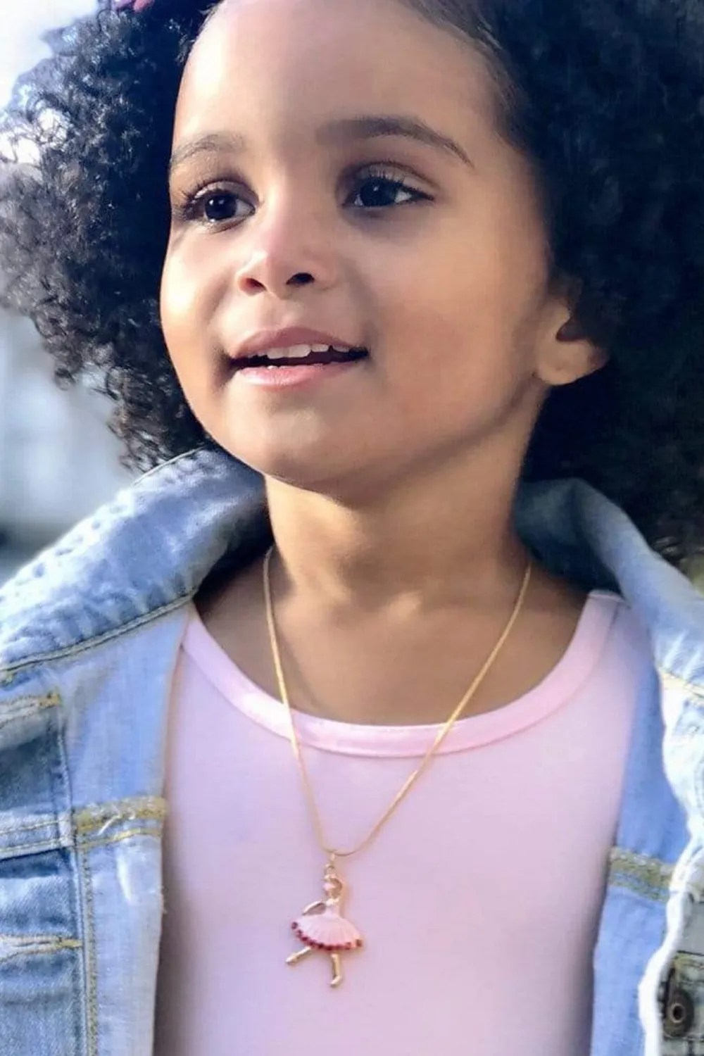 Great Pretenders Ballet Beauty Necklace collana ballerina rosa