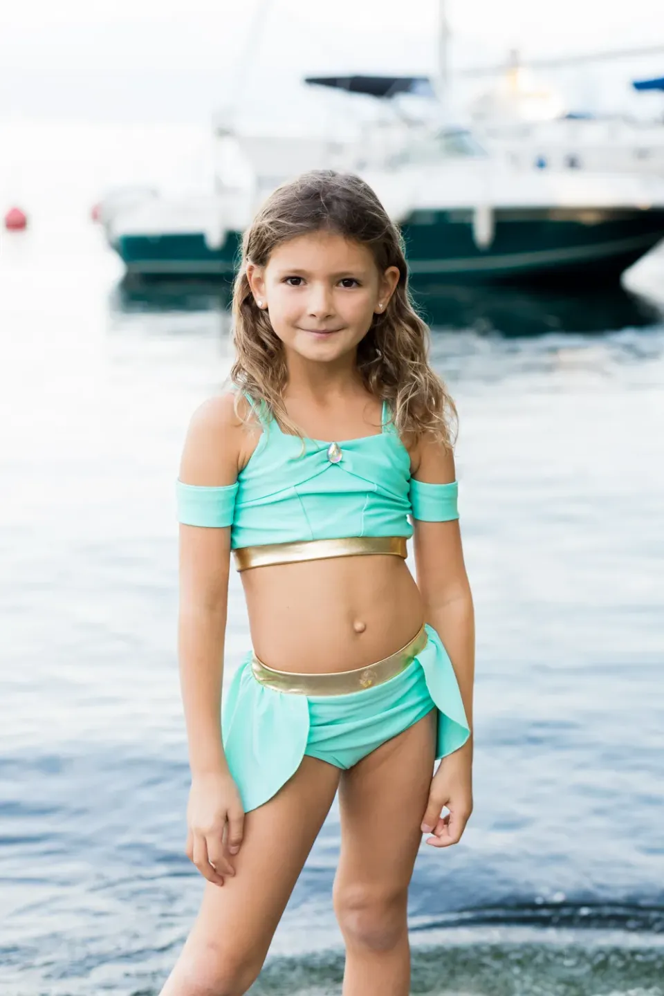 Great Pretenders Arabian Princess costume bagno bambina due pezzi UPF50