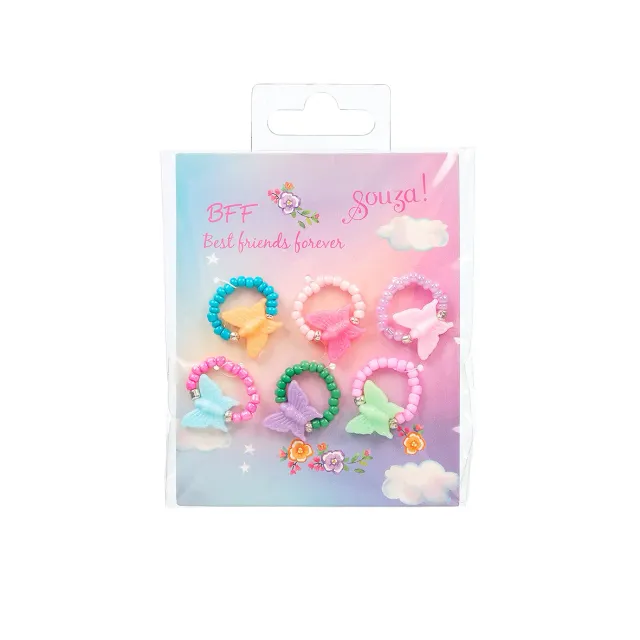 Souza! Dana set 6 anelli bambina multicolore