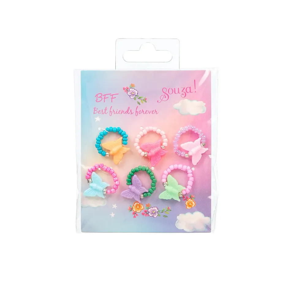 Souza! Dana set 6 anelli bambina multicolore