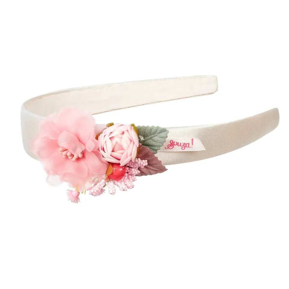 Souza Dympfy Flower Pink tiara fiori rosa 1 pz