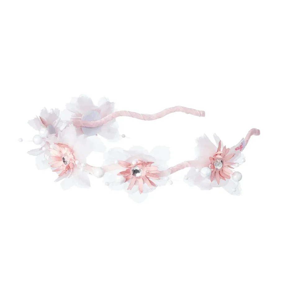 Souza! Rosan Flower tiara rosa con fiori
