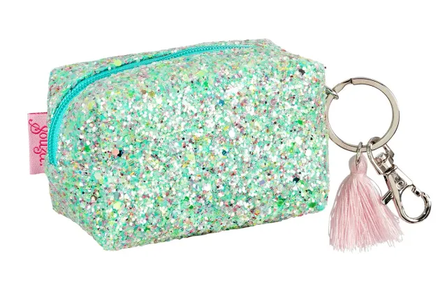 Souza Lyna Portafoglio Menta Glitter Compatto