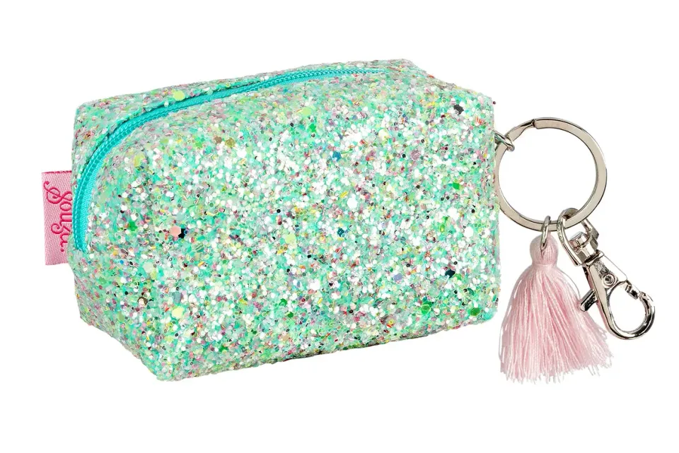 Souza Lyna Portafoglio Menta Glitter Compatto