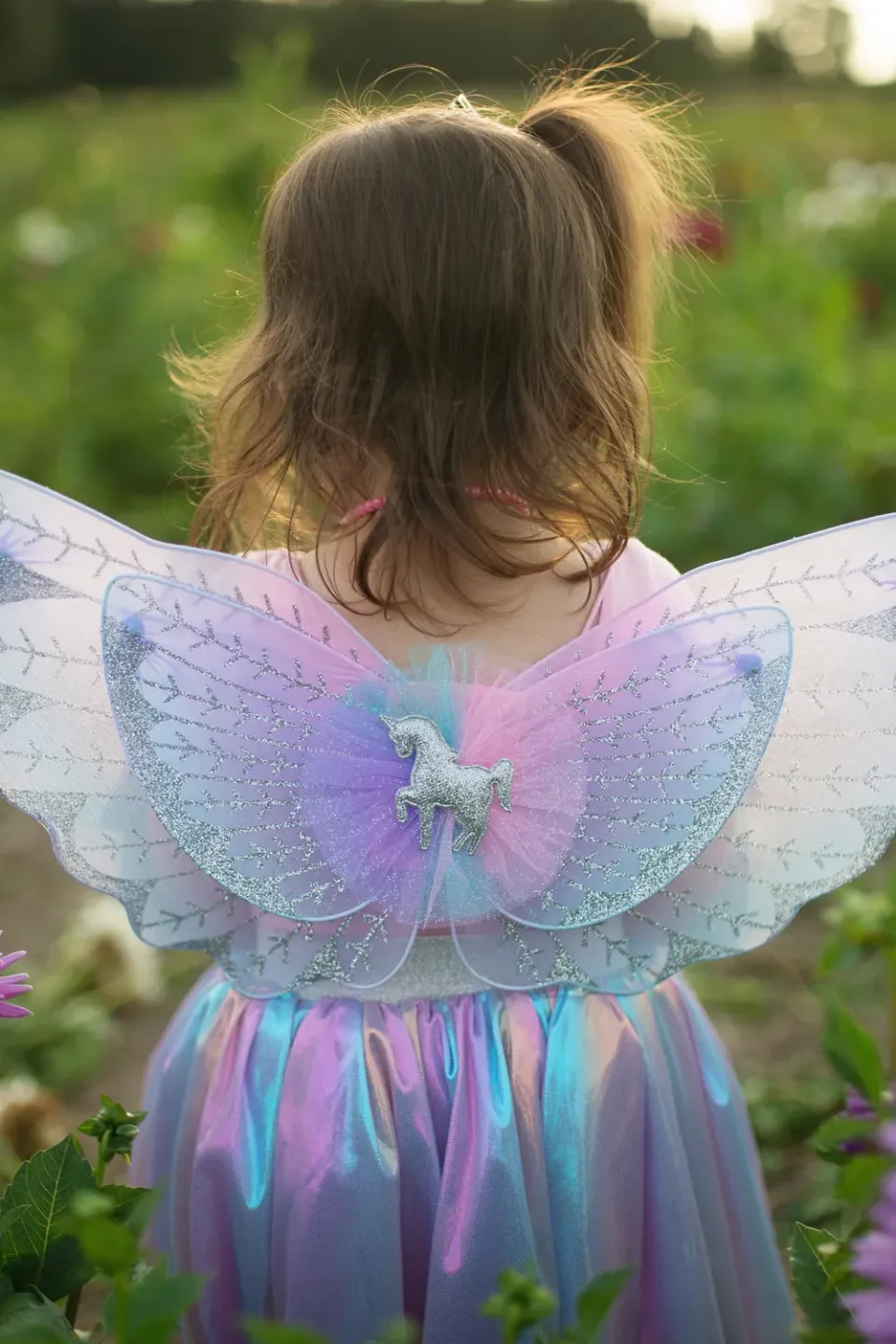 Great Pretenders Magical Unicorn gonna con ali costume unicorno olografico
