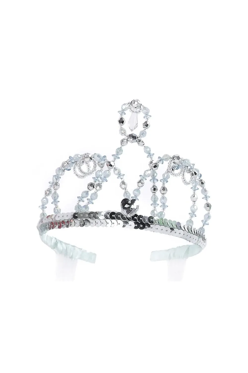 Great Pretenders Blue Beauty Tiara corona bambina blu con gemme