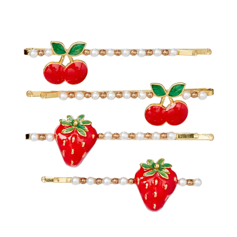 Souza! Yda Strawberry mollette capelli 4 pezzi fragola