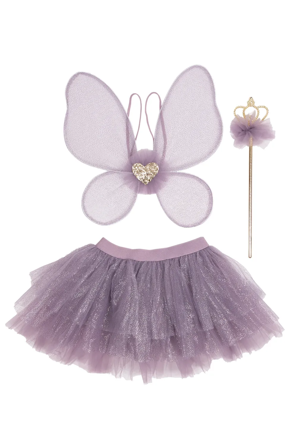 Great Pretenders Royal Fairy Princess gonna fata con ali e bacchetta
