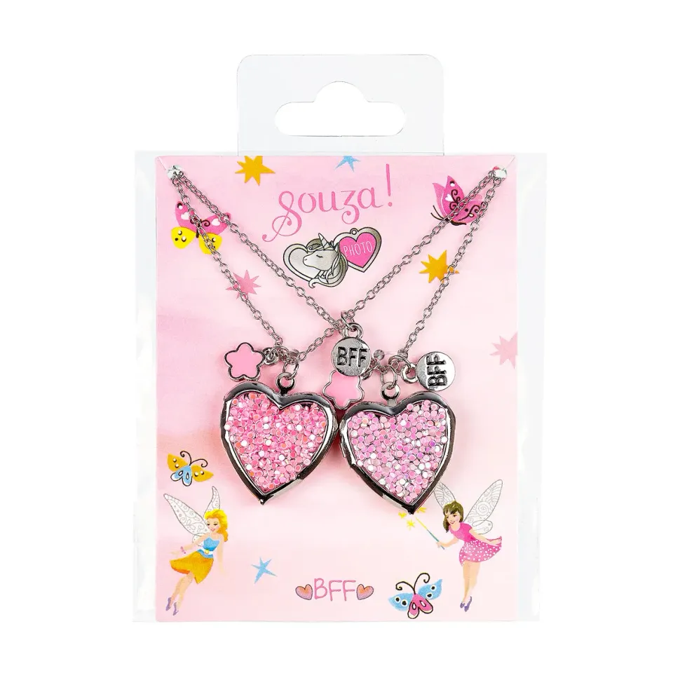Souza! BFF Heart set gioielli cuore rosa bambina