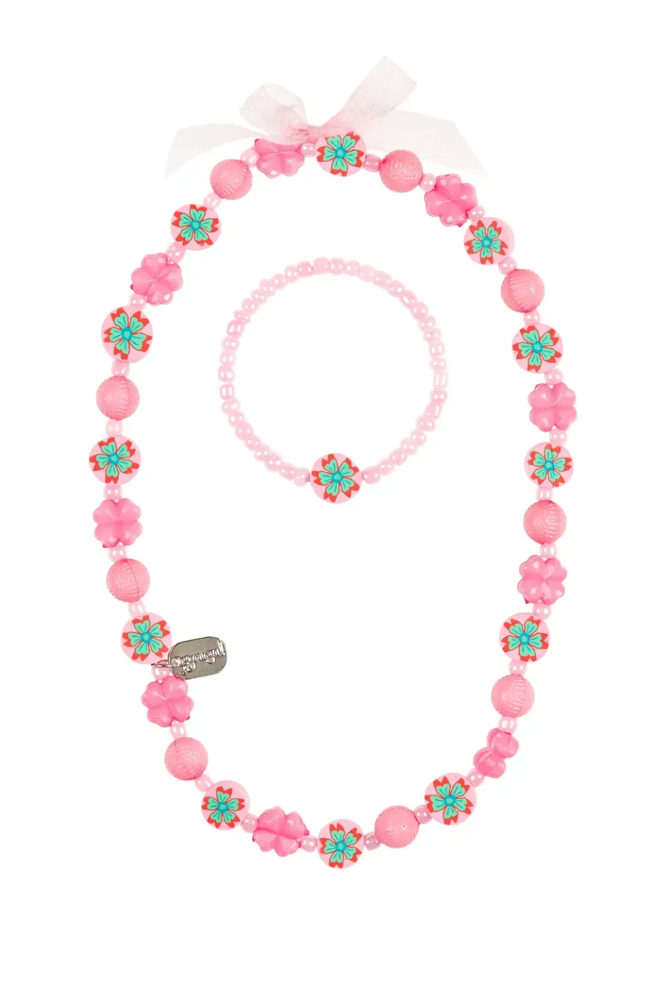 Souza! Alise set collana e bracciale rosa bambina