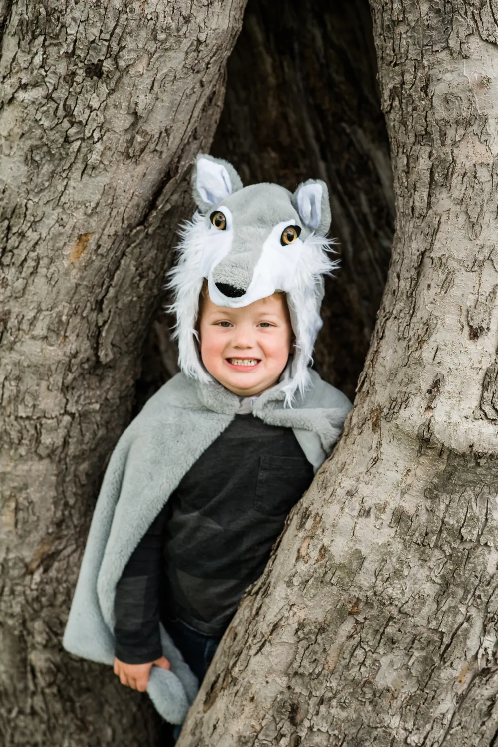 Great Pretenders Woodland Storybook Wolf mantello lupo