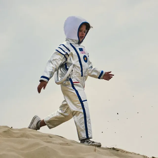 Souza! Spaceman costume astronauta argento