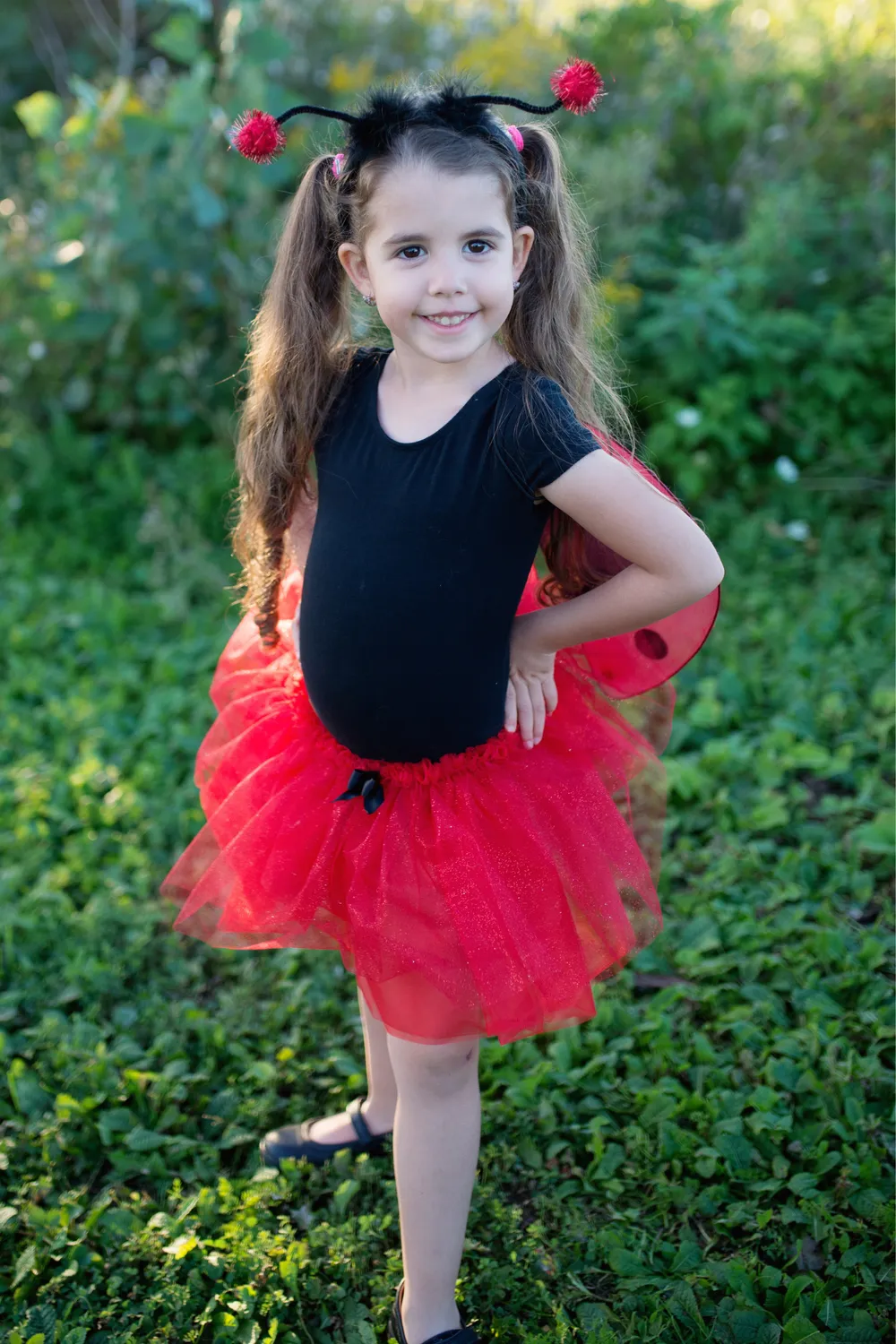 Great Pretenders Glitter Ladybug costume coccinella 3 pezzi