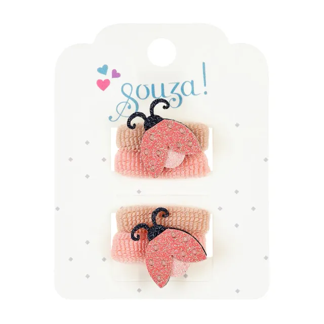 Souza! Phebe elastici capelli coccinella 4 pezzi