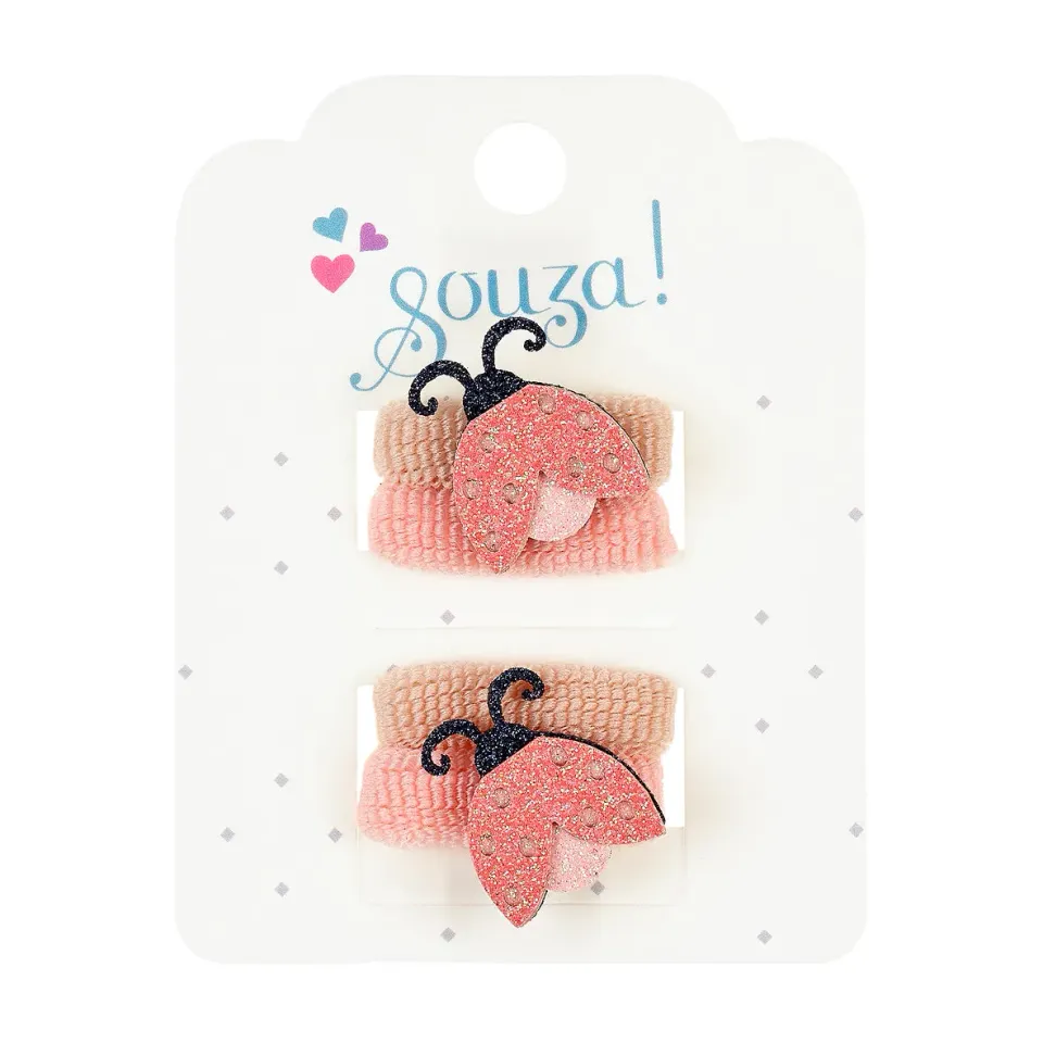 Souza! Phebe elastici capelli coccinella 4 pezzi