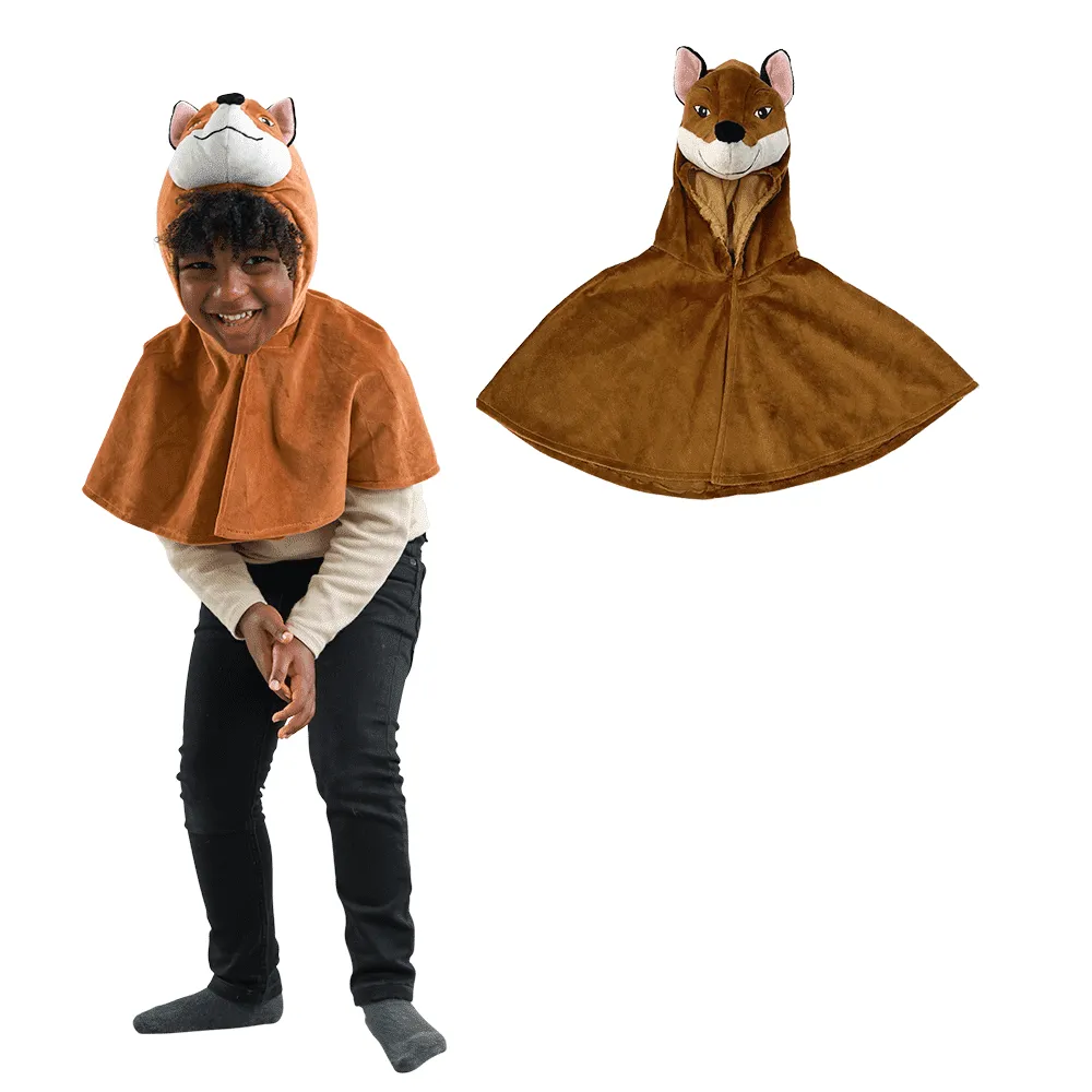 PRETEND TO BEE Woodland Animals set 5 mantelli travestimento con cappuccio