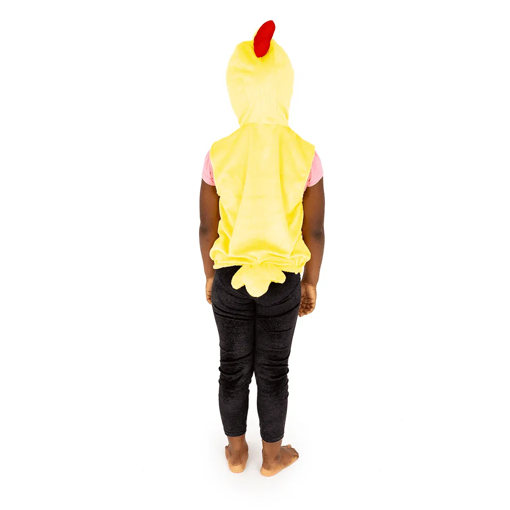 Pretend to Bee Costume Pollo Giallo con Cappuccio 3-7 Anni