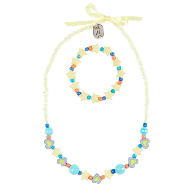 Souza Kajsa set collana bracciale blu verde