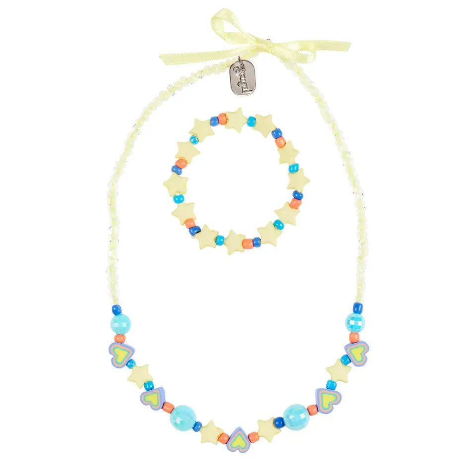 Souza Kajsa set collana bracciale blu verde