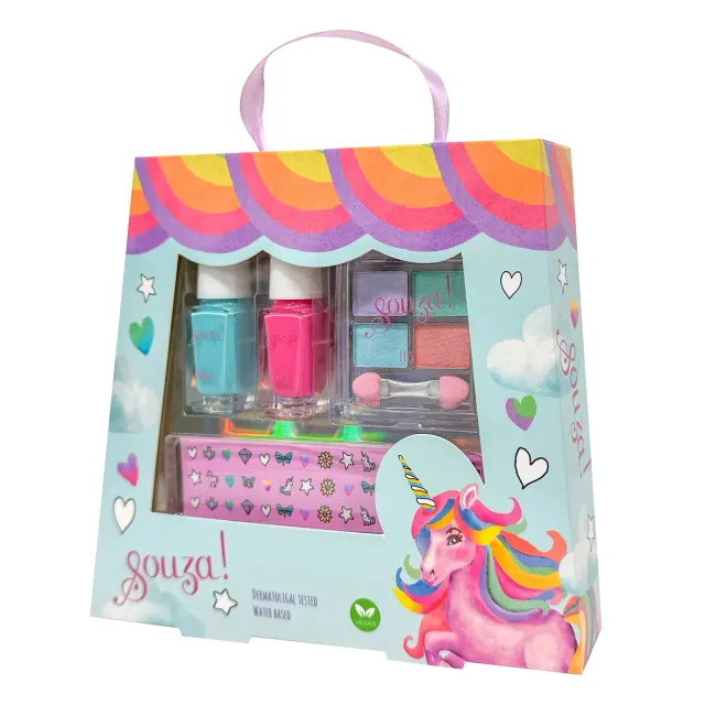 Souza! Unicorn set trucchi occhi smalti