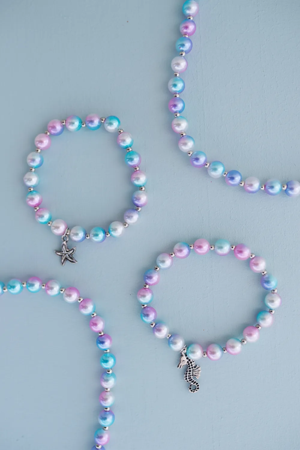 Great Pretenders Mermaid Mist braccialetti 2 pezzi perle