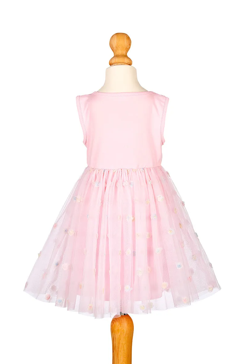 Souza! Roselyne vestito principessa bimba rosa pois