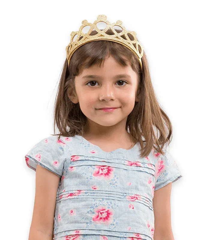 PRETEND TO BEE Gold Tiara corona principessa oro
