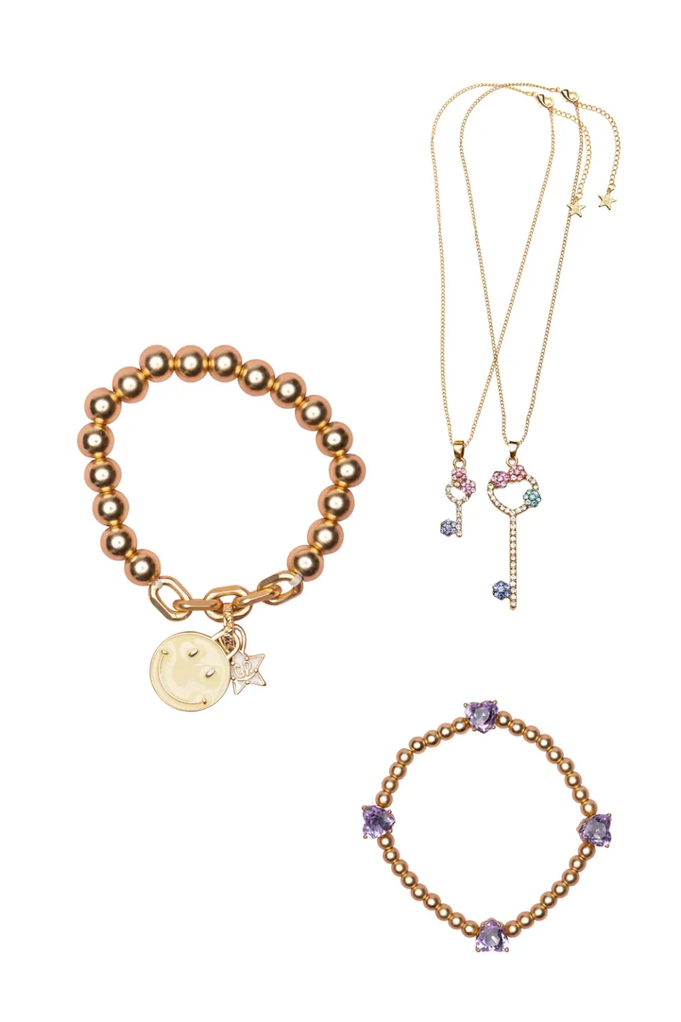 Great Pretenders Boutique Chic Amethyst Love set gioielli
