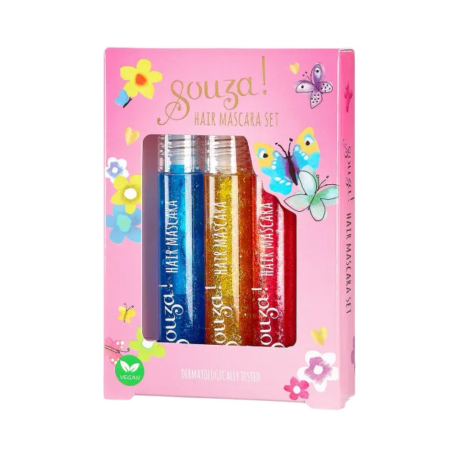 Souza! set mascara capelli glitter 3 x 8,5 ml